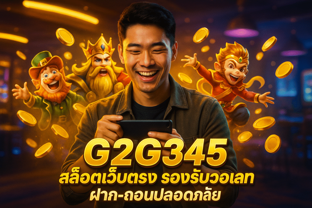 G2G345 สล็อตเว็บตรง รองรับวอเลท ฝาก-ถอนปลอดภัย