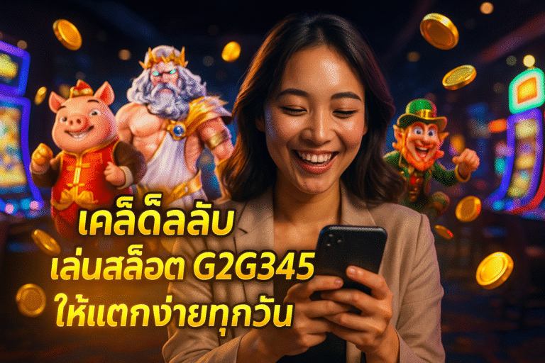 เคล็ดลับเล่นสล็อต G2G345 ให้แตกง่ายทุกวัน